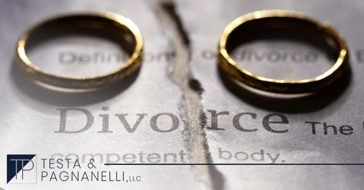 wedding bands and divorce papers